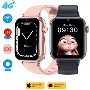 BOALZETD 4G montre intelligente enfants GPS WIFI appel vidéo SOS étanche enfant Smartwatch caméra moniteur traqueur localisation téléphone montre pour Huawei