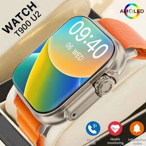 oeny 2025 nouvelle montre intelligente T900 U2 montre Ultra IWO montre Ultra NFC Smartwatch série 9 Bluetooth appel 2.2 pouces montre de Fitness sans fil