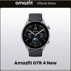 Amazfit-GTR 4 Smartwatch avec écran AMOLED, 46mm, application Zepp OS, autonomie de 12 jours, plus de 150 modes sportifs, montre, nouveau