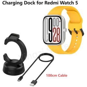 Aucun Support de charge S6 pour Redmi Wacth 5, support de chargeur, câble de charge SmartWatch, adaptateur de chargeur magnétique pour Redmi Watch5 Watch 4