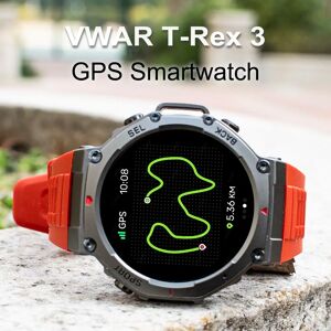 aifeec Original t-rex 3 GPS Smartwatch 5 ATM étanche intégré double bande GPS GNSS boussole militaire montre intelligente hommes pour Xiaomi iPhone