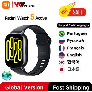 Version mondiale Xiaomi Redmi montre 5 appel téléphonique Bluetooth actif Smartwatch 2 "grand écran 140 + Mode Sport 5ATM étanche en Stock