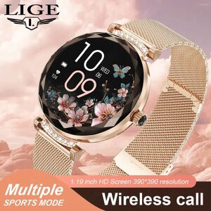 LIGE mode femme Smartwatch AMOLED HD écran montres femmes fréquence cardiaque surveillance de la pression artérielle santé montre intelligente Android iOS