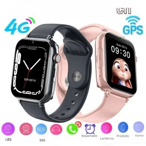 BOALZETD 4G montre intelligente pour enfant carte SIM enfant Smartwatch SOS GPS localisation vidéo appel téléphonique montre enfants garçon étudiant fille montre intelligente
