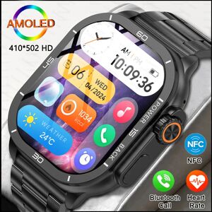 GUHUAVMI Écran AMOLED montre Ultra intelligente montrer toujours l'heure Bluetooth appel série 8 haute rafraîchissement Rtae NFC Smartwatch hommes montre de Sport femmes