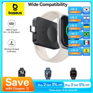 Chargeur sans fil magnétique Baseus MagPro pour montre électronique 2.5W pour Apple Watch série