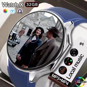 MAVHX Pour Huawei Xiaomi nouveau 32G RAM mémoire montre intelligente hommes 1.43 pouces fréquence cardiaque locale Bluetooth appel AMOLED 466*466 HD SmartWatch homme