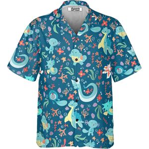 Aucun Chemise hawaïenne drôle pour hommes, imprimé en 3d, ample, hauts de plage hawaïens, décontracté, manches courtes, chemisier à revers, Streetwear, vêtements masculins, été