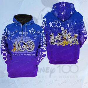 Sweat à Capuche pour Homme et Femme, Imprimé Disney 3D, Haute Qualité, avec Fermeture Éclair,