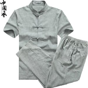 Aucun Traditionnel chinois pour hommes chinois Dragon vêtements Tang costume pantalons hauts traditionnel hommes Kungfu vêtements Kung Fu vêtements hommes