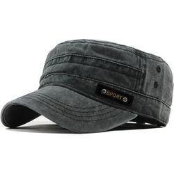 Other Printemps Été Et Automne Hommes Nouveau Lavable Coton Plat Haut Soleil Preuve Casquette Militaire