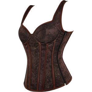Aucun Hauts Corset avec bretelles Sexy grande taille gothique Vintage surbuste Corset et Bustier Burlesque