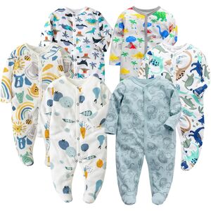 Aucun Combinaison bébé pyjama été pour nouveau-né enfant bébé mode Homewear coton bébé vêtements nouveau-né bébé/bébé combinaison Jumpsui