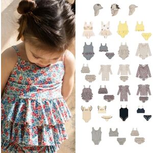 Rainbow Angel 2024 été bébé filles KS maillot de bain floral ensembles une pièce enfants vacances maillots de bain enfant en bas âge fille nager Bikini vêtements d'extérieur Shorts casquette 1-9Y