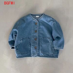 BGFMI Mode coréenne bébé garçon fille coton Denim veste infantile enfant en bas âge enfant Jean manteau enfant vêtements d'extérieur décontracté printemps automne enfants vêtements 2-7Y