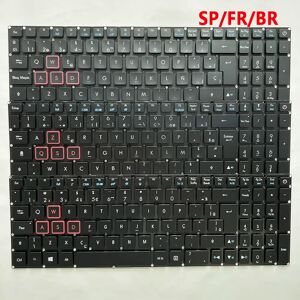 XIN-JIMY VX5-591 SP/FR/eria AZERTY Clavier pour Acer Aspire VX15 VX5-591G VN7-593 VN7-593G VN7-793G Predator