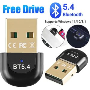 RZAHUAHU Adaptateur Bluetooth pour PC USB Bluetooth 5.4, Dongle récepteur Bluetooth pour haut-parleur, souris
