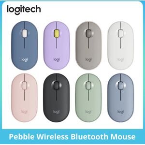 Logitech Souris Bluetooth sans fil PEBBLE, mode touristes, muet, bureau, filles, compacte, portable, ordinateur portable, ISub, tablette