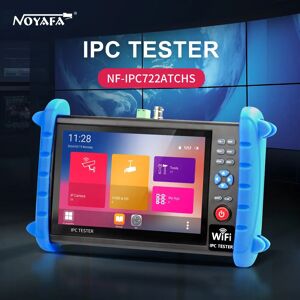 Aucun NoynotifNF-722 IPC CCTV testeur IP caméra AHD Mini moniteur 7 pouces 4K 8K HDMI VGA PoE moniteur CFTV câble test IPC722 ATCHS