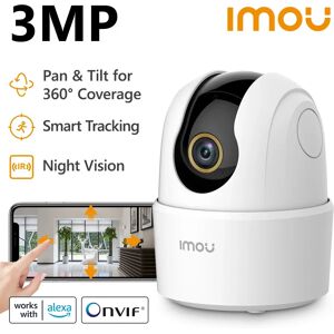IMOU Ranger 2C 3MP 2K bébé moniteur maison Wifi 360 caméra détection humaine Vision nocturne Surveillance de sécurité caméra IP sans fil