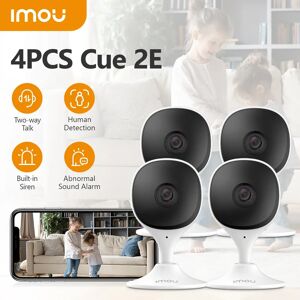 4 pièces IMOU caméra de sécurité intérieure moniteur bébé Wi-Fi IP Surveillance de sécurité système intelligent avec Vision nocturne caméra bébé