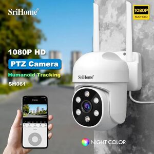 GG Winwa Srihome SH061 couleur sans fil PTZ interphone IP dôme caméra AI détection humanoïde sécurité à domicile CCTV bébé moniteur