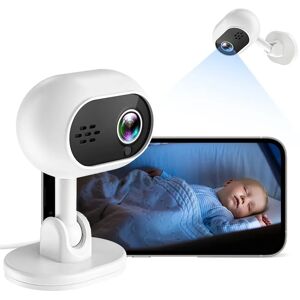 elenxs HD 1080P Wifi Mini caméra sans fil maison bidirectionnelle Audio caméra de Surveillance enregistreur de Vision nocturne alarme en temps réel moniteur bébé