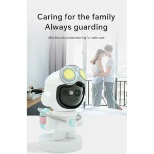 Robot de surveillance WiFi 4K 2MP HD Cloud, maison intelligente, sans fil, moniteur bébé, caméra, audio bidirectionnel, réseau CCTV