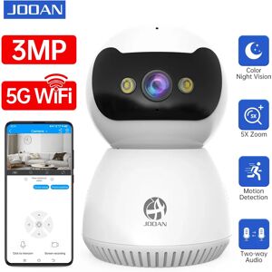 JOOAN 3MP PTZ caméra IP 5G WiFi caméra de sécurité à domicile couleur nuit AI suivi CCTV caméra de Surveillance intérieure intelligente bébé moniteur