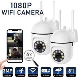 Caméra de Surveillance extérieure 3MP CCTV IP Wifi caméra étanche Protection de sécurité externe sans fil moniteur à domicile mouvement Trcking
