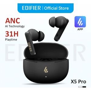 Edifier X5 Pro suppression Active du bruit TWS Bluetooth écouteurs sans fil écouteurs IP55 étanche Mode de jeu charge rapide