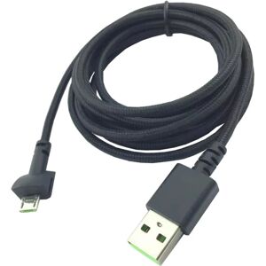 Aucun Câble de chargement micro USB en nylon tressé, pour mini-microphone razer Seiren, haute vitesse,