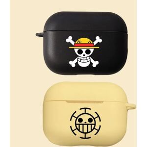 Bandai Étui AirPods Pro One Piece Skull en silicone pour écouteurs, boîtier de protection, Bluetooth Apple 1/2, merveilleuse génération, nouveau