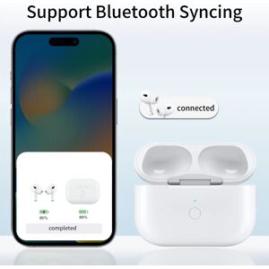 Other Étui de batterie Compatible pour casque AirPods Pro 2 d'origine (écouteurs non inclus), idéal pour le remplacement du lot
