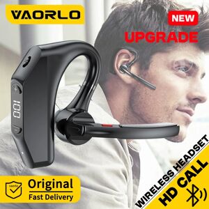 VAORLO Bluetooth 5.3 Business écouteur sans fil oreille gauche droite affichage LED universel avec micro casque Ultra-longue veille pour conducteur de voiture