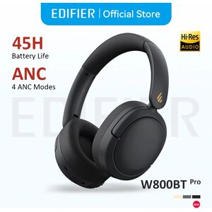 Edifier W800BT Pro casque sans fil Bluetooth 5.4 sur-oreille casque-44dB suppression Active du bruit Audio haute résolution 45H de lecture