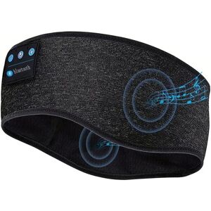 MERALL Bandeau de sauna sans fil Bluetooth, écouteurs de sport, bande de sommeil, casque élastique doux, masque pour les yeux, musique, téléphone