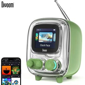 Divoom T-tiivoo-2 Mini haut-parleur Bluetooth rétro blanc bruit Portable Vintage aide au sommeil haut-parleur Bluetooth caisson de basses de haute qualité