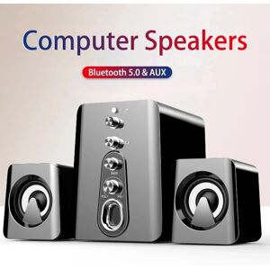 Suptmv Haut-parleurs d'ordinateur système De cinéma maison Caixa De Som PC basse caisson De basses haut-parleur Bluetooth musique Surround pour Boombox ordinateur De bureau