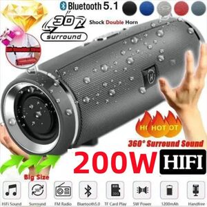 MouZYuan Haut-parleur Bluetooth sans fil Portable IPX7 étanche extérieur HIFI pilier haut-parleur caisson de