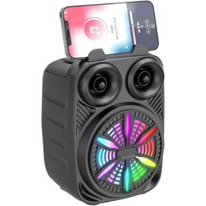 TDX Haut-parleur Bluetooth 500mAh, boîte de son, haut-parleurs Bluetooth haute puissance TF/FM/USB/TWS/BT, caissons de basses sonores portables pour danser
