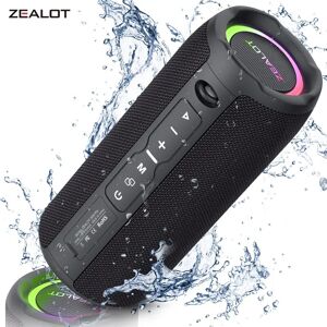 ZEALOT-S49PRO haut-parleur Bluetooth Portable 20W IPX6 étanche boîte de son puissante basse Boost double appairage véritable haut-parleur sans fil