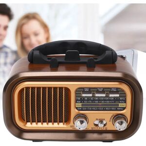 Other Haut-parleur radio Bluetooth haut-parleur radio vintage portable 3 bandes multifonctionnel Bluetooth