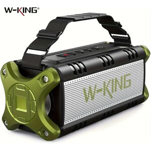 W-KING 50W RMS haut-parleur Bluetooth, haut-parleurs portables Bluetooth sans fil fort, grand