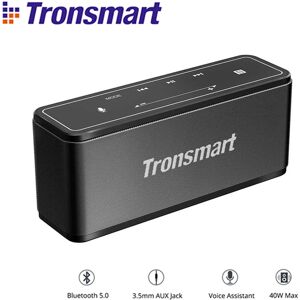 Tronsmart Mega haut-parleur Bluetooth d'origine 40W haut-parleur Portable avec barre de son à commande tactile prise en charge Assistant vocal, NFC, MicroSD