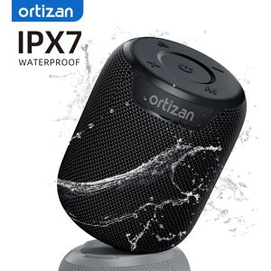 Haut-parleurs Bluetooth Ortizan, haut-parleur sans fil portable avec Bluetooth 5.3, étanche IPX7,