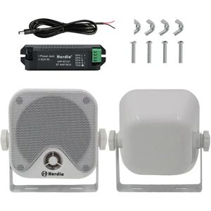 Herdio-Haut-parleur Bluetooth portable étanche, haut-parleurs de douche, haut-parleur de bateau,