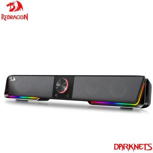 REDRAGON GS570 Darknets Support Bluetooth sans fil aux 3.5 surround RGB haut-parleurs colonne barre de son pour ordinateur PC haut-parleurs