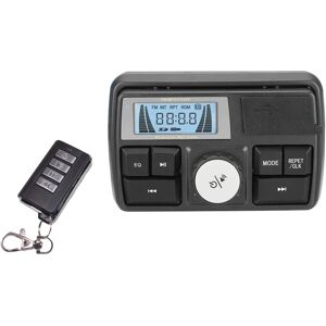 Aucun Moto Audio MP3 Radio Son Système de Haut-parleurs Stéréo Bluetooth Étanche FM 5 EQ Fonctions ÉCRAN