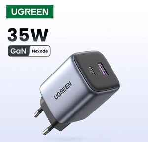 UGREEN GaN 35W chargeur USB chargeur PD3.0 QC3.0 chargeur rapide pour iPhone 17 16 15 Pro Samsung Xiaomi iPad Pro USB C chargeur rapide